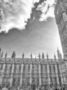 LONDON - SEPTEMBER 2016: Westminster Palace as seen fron street Royalty Free Stock Photo