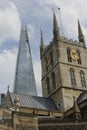 London Shard and Southwark Cathedral