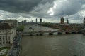 London sky line bigben