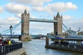 London Skyline landscape with Big Ben, Palace of Westminster, London Eye, Westminster Bridge, River Thames, London, England, UK Royalty Free Stock Photo