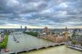 London Skyline landscape with Big Ben, Palace of Westminster, London Eye, Westminster Bridge, River Thames, London, England, UK Royalty Free Stock Photo