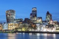 London Skyline At Night Royalty Free Stock Photo