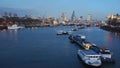 London skyline, night view Royalty Free Stock Photo