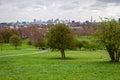 London, skyline panorama from Primrose Hill Royalty Free Stock Photo