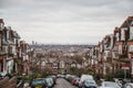 London skyline seen from Muswell Hill, London, UK Royalty Free Stock Photo