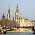 London skyline, Westminster Palace Royalty Free Stock Photo