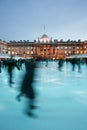 London Somerset House Ice Rink Royalty Free Stock Photo