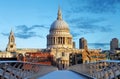 London St. Paul Cathedral, UK Royalty Free Stock Photo