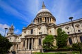 London St Paul Pauls Cathedral in England Royalty Free Stock Photo