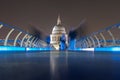 London - St. Paul's Cathedral during the night