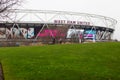 London Stadium, home to West Ham United, in the Queen Elizabeth Olympic Park