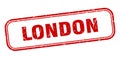 London stamp. London grunge isolated sign.