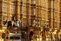 London - Statue - Richard the Lionheart Royalty Free Stock Photo