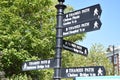 London street signs, UK. Royalty Free Stock Photo