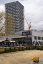 The London Studios Skyscraper and the Buzzing Riverside Scene