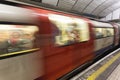 London subway motion Royalty Free Stock Photo