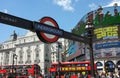 London Subway sign and Street Life