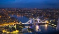 London at sunset. City background. Night lights Westminster side