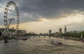 London at sunset