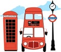 London symbols Royalty Free Stock Photo