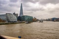 London thames skyline with shards and other buildings