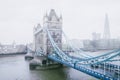 The london Tower bridge at sunrise Royalty Free Stock Photo