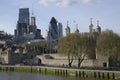London tower and city of London