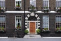 London townhouses built in the 1700s Royalty Free Stock Photo