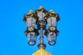 London traditional street lamps