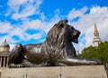 London Trafalgar Square Lion in UK