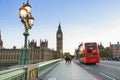 London, traffic on Westminster Bridge