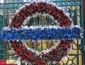 TfL - Transport for London Logo made of festive berries and flowers