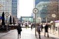 London tube, Canary Wharf station, Royalty Free Stock Photo