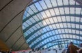 London tube, Canary Wharf station, Royalty Free Stock Photo