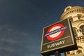 London tube sign Royalty Free Stock Photo