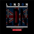 London Typography Graphics, T-shirt design