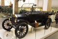 London, U.K., August 2019 - old cars on Science Museum in London