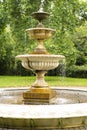 London, U.K. July 22, 2021 - beautiful fountain in Regent Park, London, United Kingdom