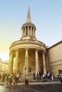 London, U.K., July 23, 2021 - View of All Souls church on Langham Place in London's West End