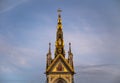 London, UK: The Albert Memorial in Kensington Gardens in memory of Prince Albert with detail of the canopy.