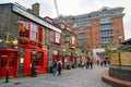 London, UK: The Anchor pub on Bankside in Southwark Royalty Free Stock Photo