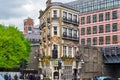 London, UK - April 2019: Famous Black Friar pub on Queen Victoria Street