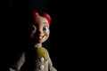 London, UK - April 20 2020 - Jesse doll from Toy Story against a black background Royalty Free Stock Photo