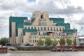 The SIS Building, the headquarters of the Secret Intelligence Service (SIS, MI6) Royalty Free Stock Photo