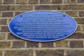 Hanbury Hall Plaque in London