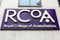 Royal College of Anaesthetists in London, UK