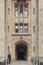 Waterloo Block building, venue for the Crown Jewels Exhibition in Tower of London, historic castle and popular tourist attraction Royalty Free Stock Photo