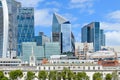 Architecture with modern business skyscrapers central London Royalty Free Stock Photo