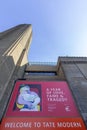 LONDON, UK - AUGUST 2, 2018: Exterior of The Tate Modern art gallery Royalty Free Stock Photo