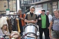 Sale of antiques on the Spitalfield market